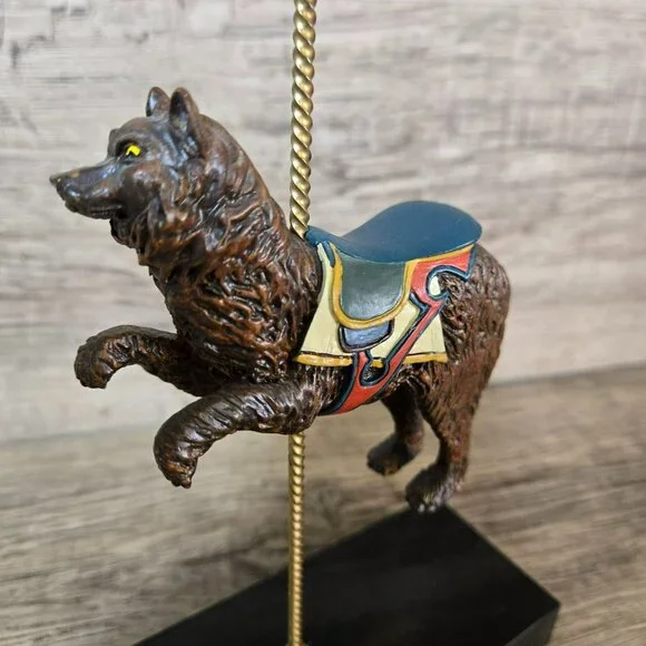 The Dancing Bear - 6th Art of The Carousel Hamilton Collection Limited Ed *READ - Picture 3 of 10